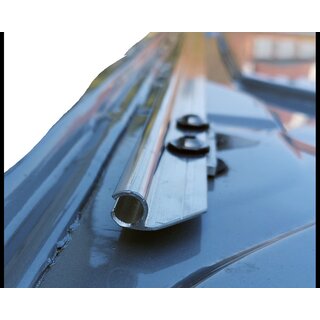 Transit Custom Fahrerseite lang schwarz