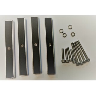 VW T5/6 Adapter Dachtrger 4 fach blank