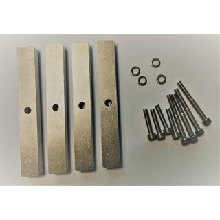 VW T5/6 Adapter Dachtrger 4 fach blank
